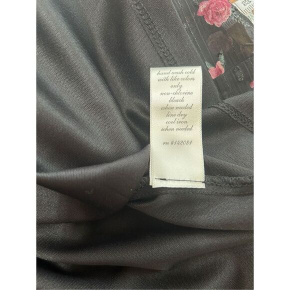 Altar'd State Black and Pink Floral Mini Dress - Picture 11 of 13